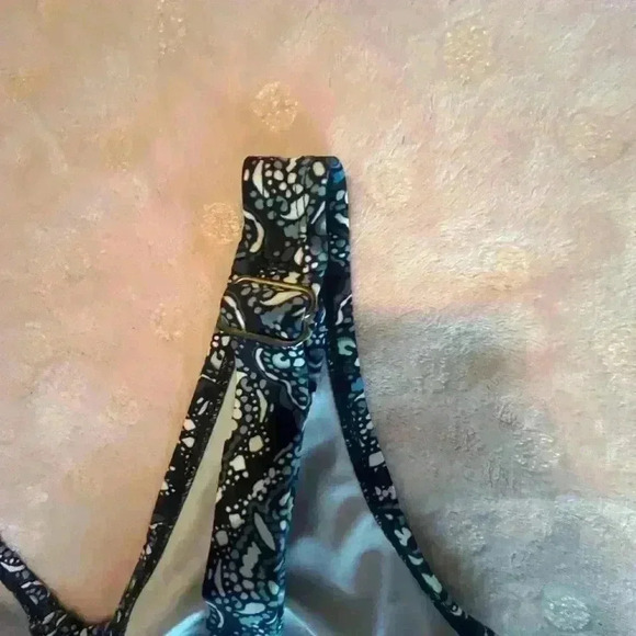 Kona Sol Tankini With Blue Pattern, Padded Cups SZ Large - Picture 6 of 7